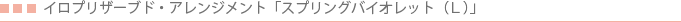 �C���v���U�[�u�h�E�A�����W�����g �X�v�����O�o�C�I���b�g�iL�j
