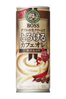 北海道限定「ボス とろけるカフェオレ」（250g缶）リニューアル