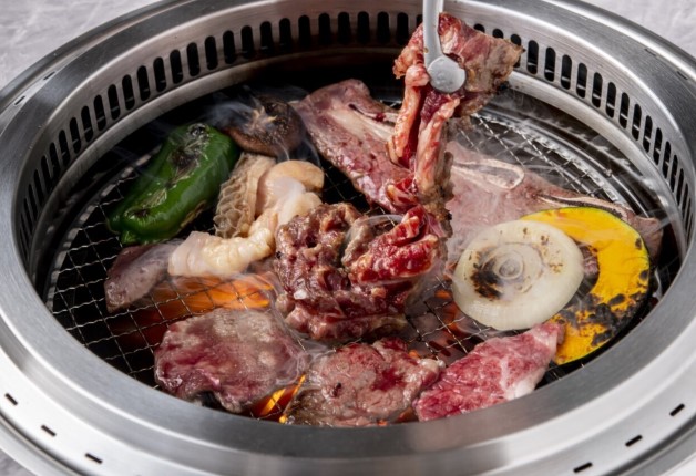 ✓バーベキューに最適☘【山岡金属】 高級焼肉器 じゅん Y−77C型LP