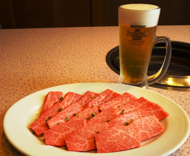 【福井の超達人店】おいしいプレモルと若狭牛の焼き肉を堪能「焼肉 喜幸」