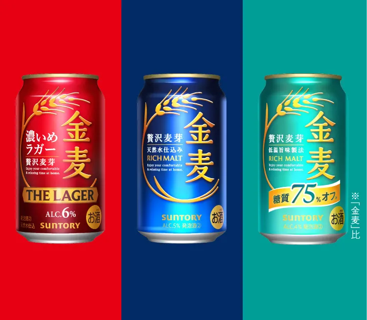3つの金麦