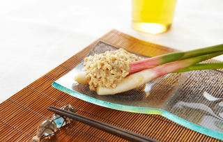 谷中生姜と鯵のなめろうディップの写真