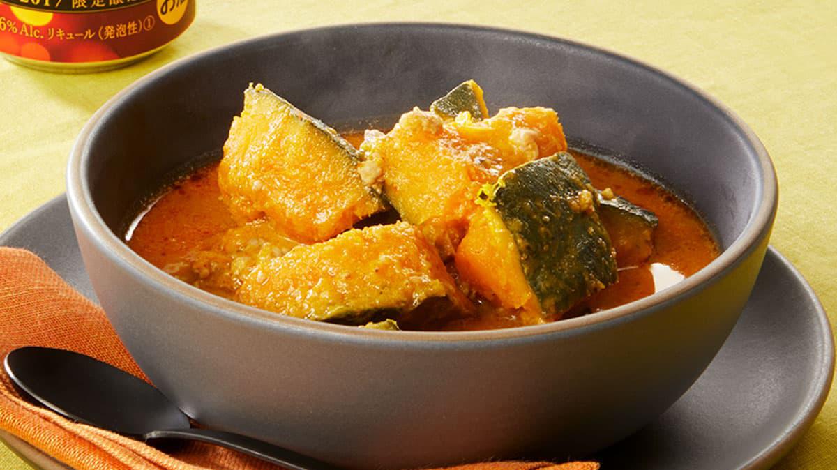 かぼちゃの胡麻辛味スープ