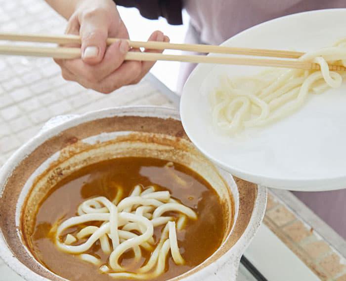鍋焼きカレーうどん おいしく料理する 金麦スタイル サントリー