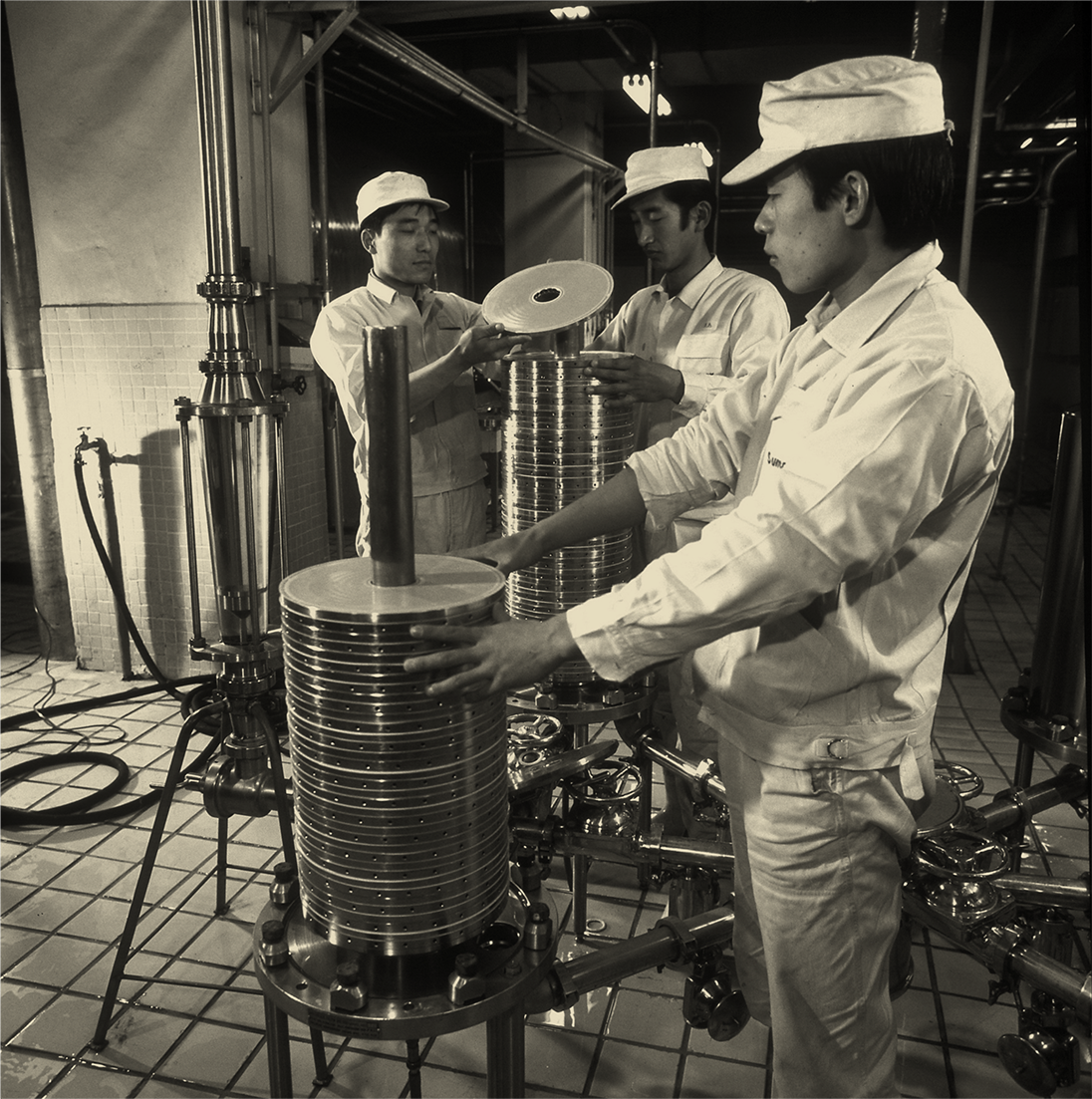 1967年当時の製造風景