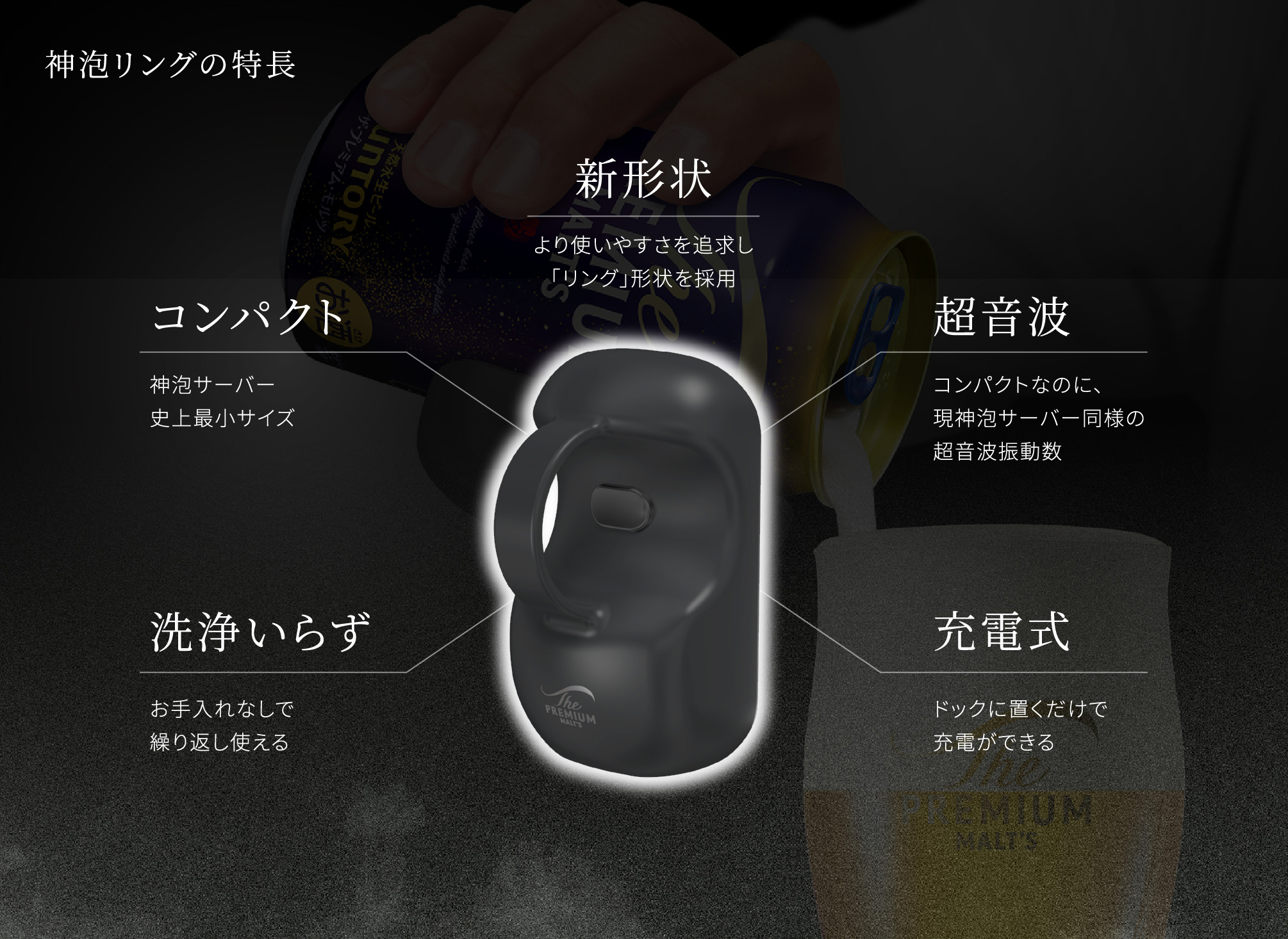 神泡サーバーの特長