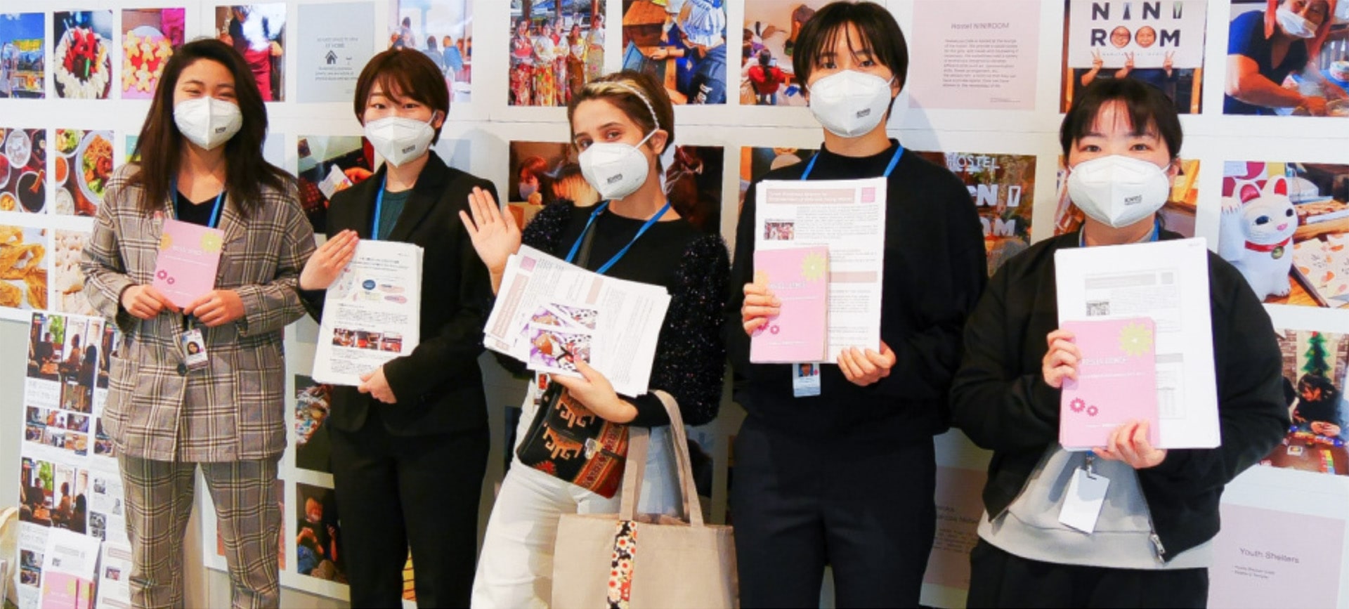「第14回国連犯罪防止刑事司法会議（京都コングレス）」に出展したときの集合写真