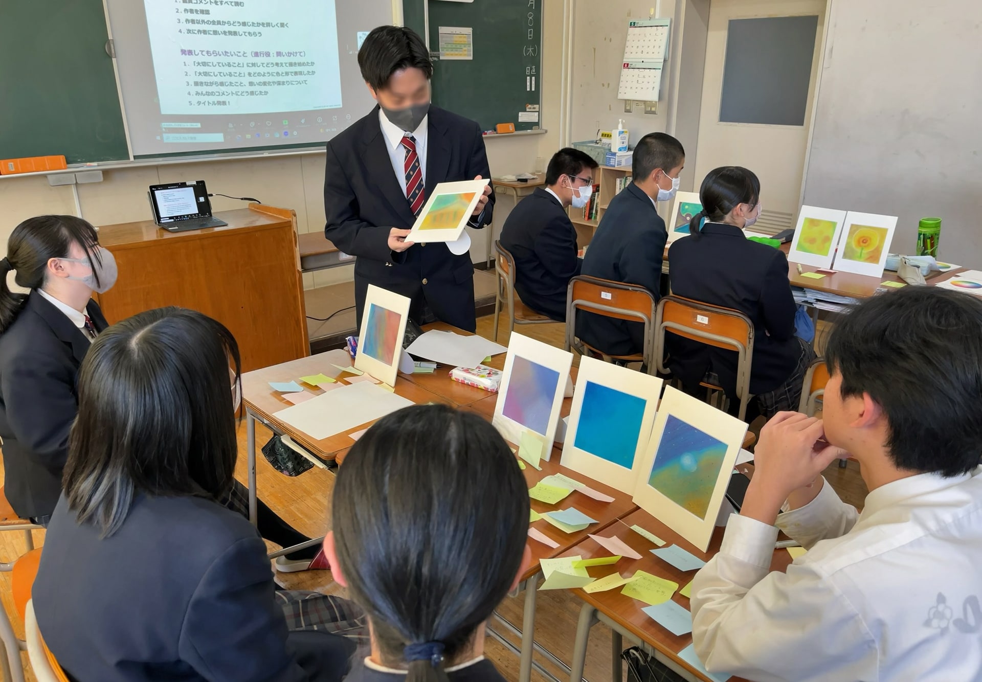 福島県立只見高等学校で実施したイーガクの様子