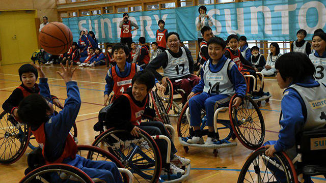 岩手県洋野町・種市小学校で第32回「アスリート・ビジット」開催!