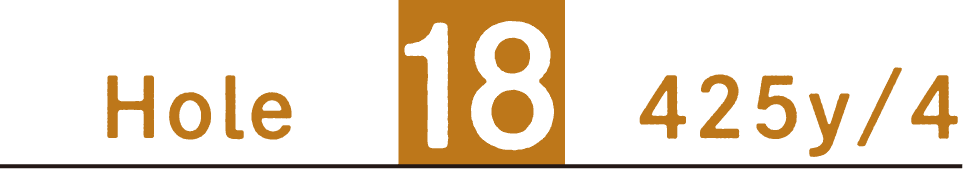 Hole18 425y/4