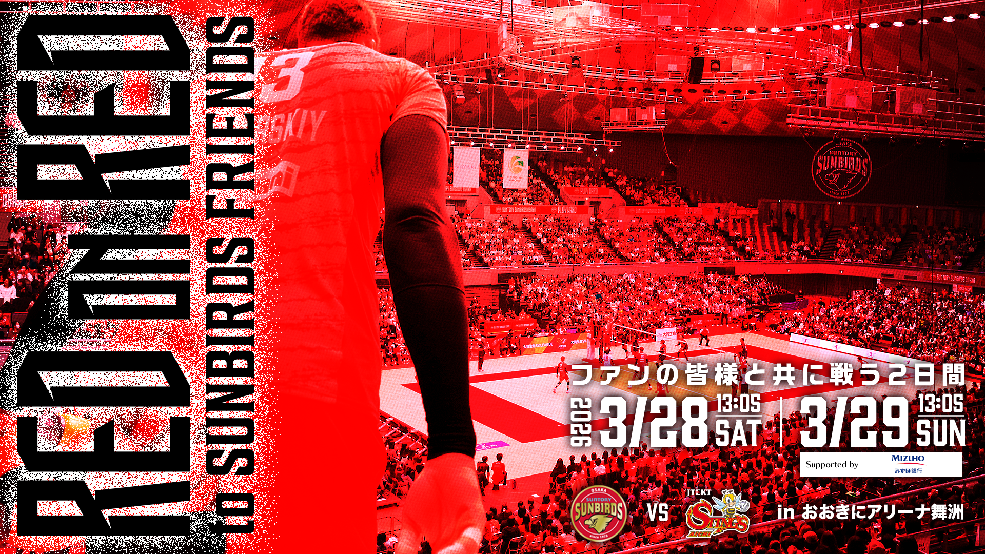 3月28日(土)・29日(日) ジェイテクトSTINGS愛知戦 チケット情報