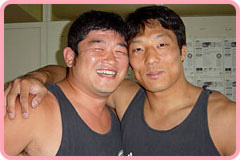 最後に仲良く二人で！