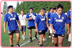 試合用のユニフォームに着替える直前のみんな