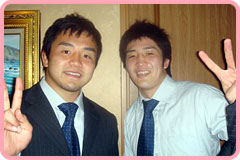 青木選手と野村選手