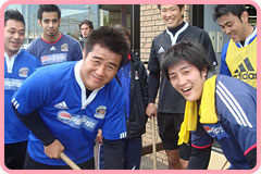 上村選手、野村選手