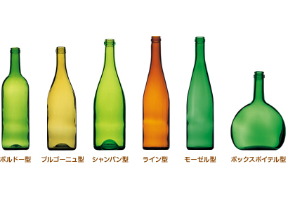 ボトルの形でどこのワインかわかるというのは本当ですか？