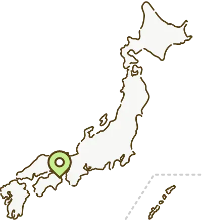 取材地徳島県の地図