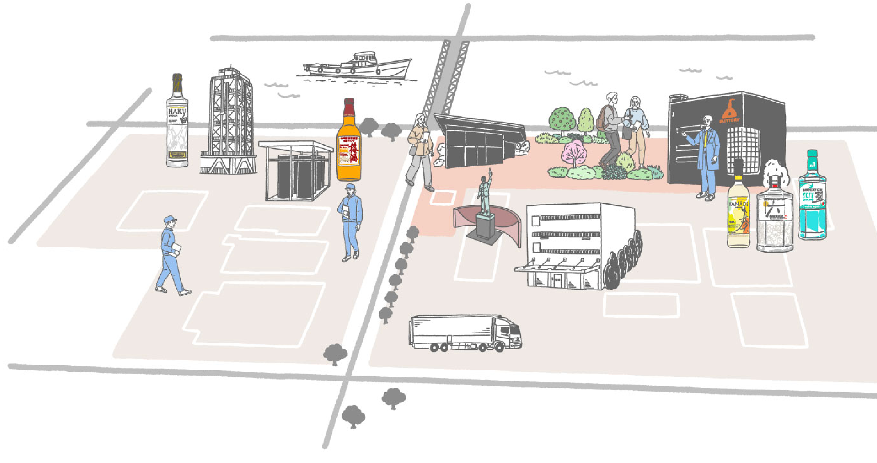 サントリー大阪工場（大阪府）