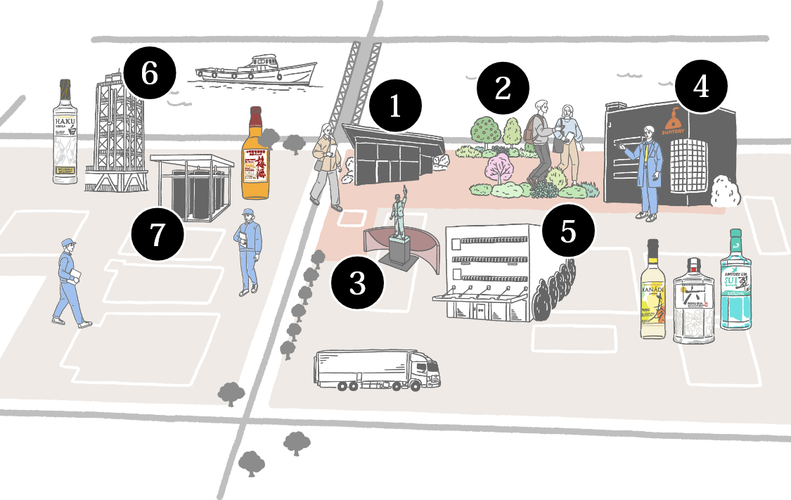 サントリー大阪工場（大阪府）