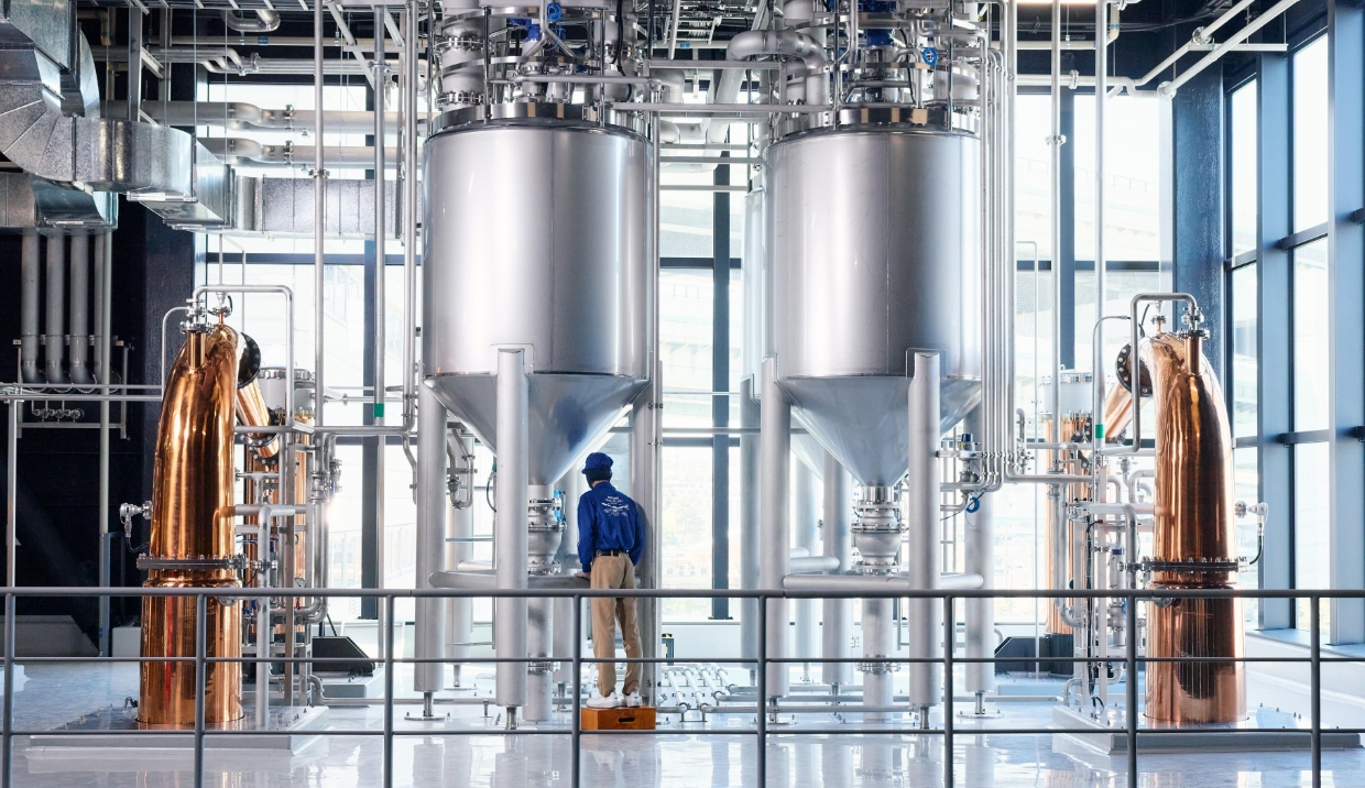 ようこそ、サントリー大阪工場へ