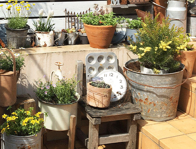 高さと低さを工夫したレイアウト