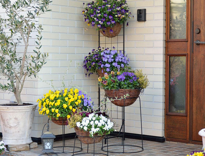 プランタースタンドを活用