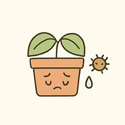 病害虫のリスク増加イラスト