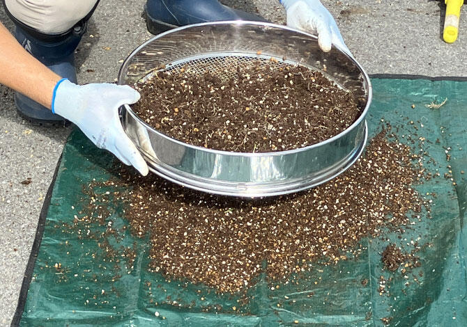 ふるいにかける