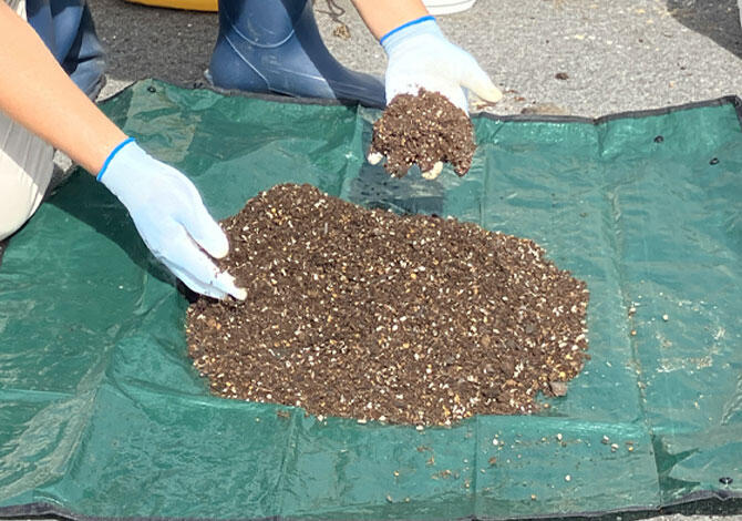 熱殺菌後の様子