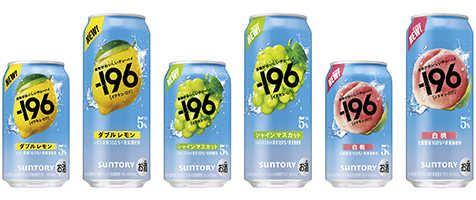 「－196(イチキューロク)」定番3種リニューアル新発売