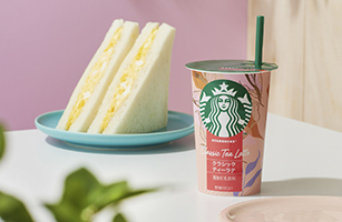 スターバックス クラシックティーラテ,たまごサンド