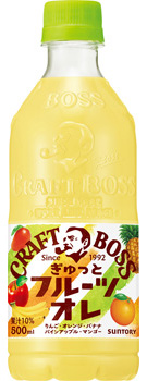 クラフトボス ぎゅっとフルーツオレ 500mlペット