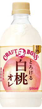 クラフトボス とろける白桃オレ 500mlペット