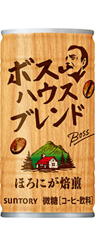 ボス ハウスブレンド 185g缶