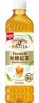クラフトボス 世界のTEA PREMIUM無糖紅茶 600mlペット