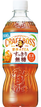 クラフトボス 世界のTEA すっきり無糖 600mlペット