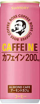 ボス カフェイン アーモンドカフェ 245g缶