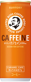 ボス カフェイン キャラメルカフェ 245g缶