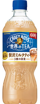 クラフトボス 世界のTEA 贅沢ミルクティー 600mlペット
