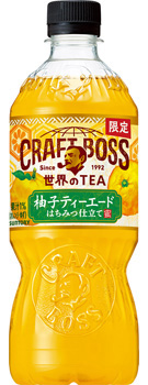 クラフトボス 世界のTEA 柚子ティーエード 600mlペット