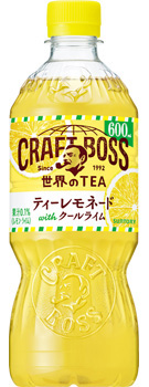 クラフトボス 世界のTEA ティーレモネードwithクールライム 600mlペット