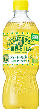 クラフトボス 世界のTEA ティーレモネードwithクールライム 600mlペット