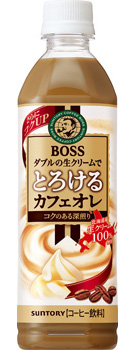 ボス とろけるカフェオレ 500mlペット