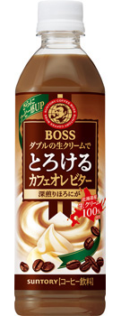 ボス とろけるカフェオレ ビター 500mlペット
