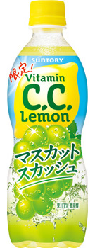 C.C.レモン マスカットスカッシュ 500mlペット