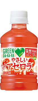 GREEN DA・KA・RA やさしいアセロラ 280mlペット