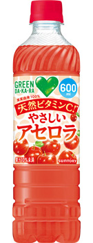 GREEN DA・KA・RA やさしいアセロラ 600mlペット