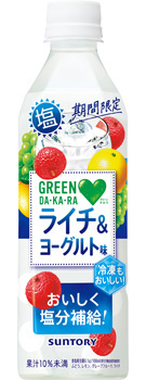 GREEN DA・KA・RA 塩ライチ&ヨーグルト  490mlペット