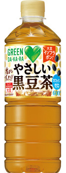 GREEN DA・KA・RA やさしい黒豆茶 600mlペット