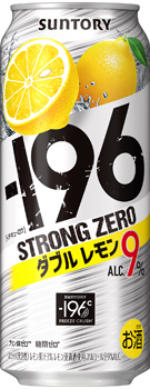 −196ストロングゼロ〈ダブルレモン〉500ml缶